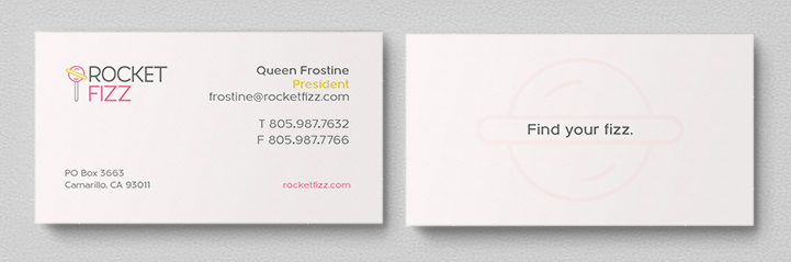 Rocket Fizz Business Card