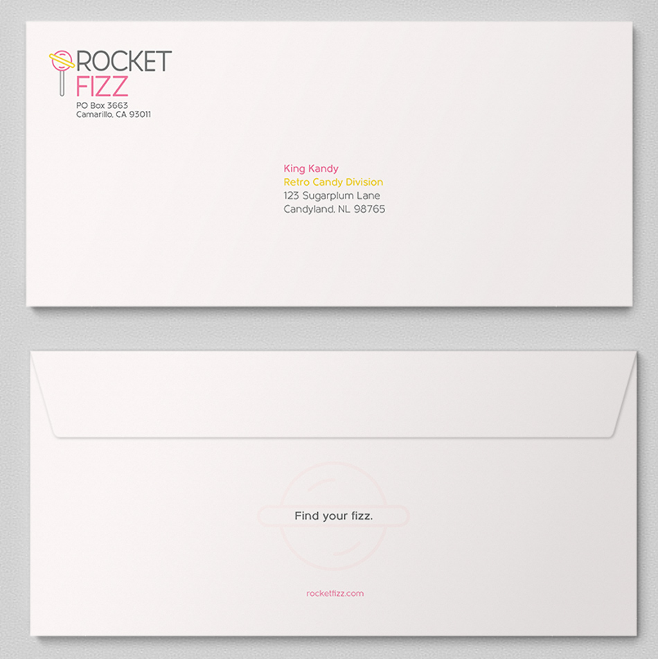 Rocket Fizz Envelope