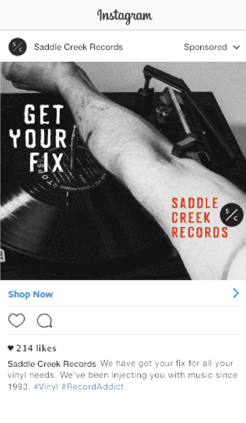 Instagram Web Ad