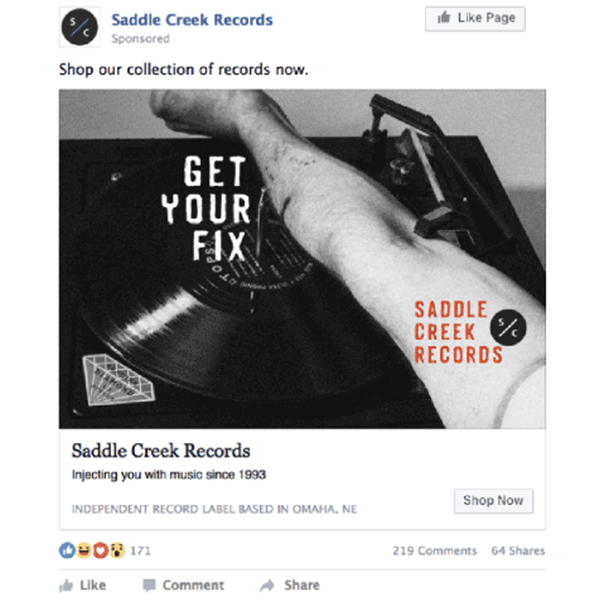 Saddle Creek Records Project